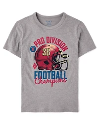 Boys Football Champions Graphic Tee