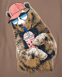 Boys Bear Graphic Tee