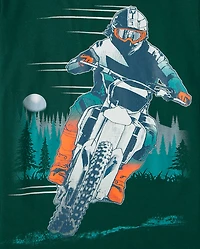 Boys Biker Graphic Tee