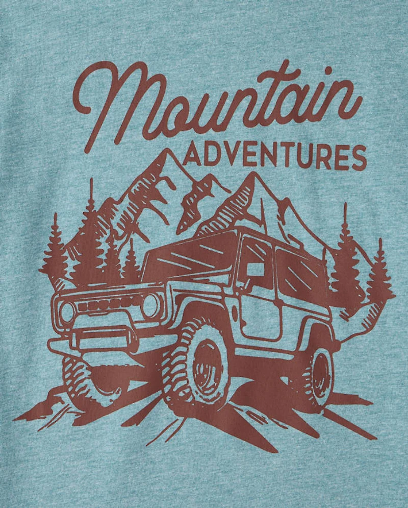 Boys Mountain Truck Graphic Tee