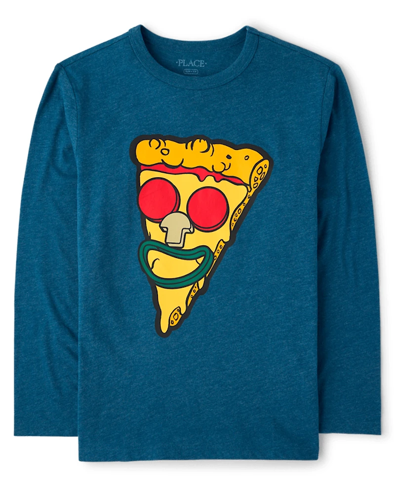 T-shirt graphique Pizza pour garçons