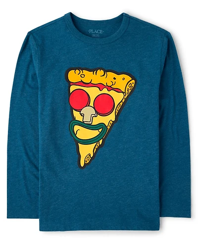 T-shirt graphique Pizza pour garçons