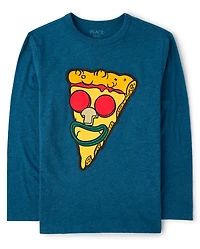 T-shirt graphique Pizza pour garçons