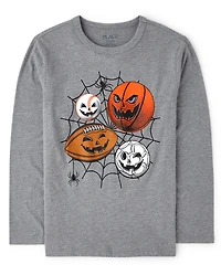 Boys Halloween Sports Graphic Tee