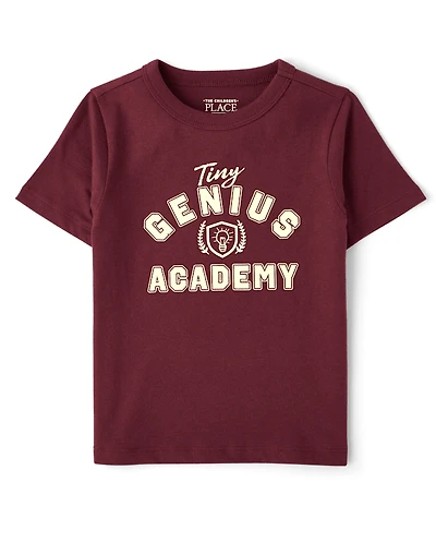 Baby And Toddler Boys Tiny Genius Graphic Tee