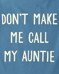 Baby And Toddler Boys Auntie Graphic Tee