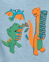 Baby And Toddler Boys Dino Books Graphic Tee