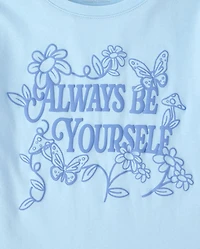 Girls Always Be Yourself Graphic Tee