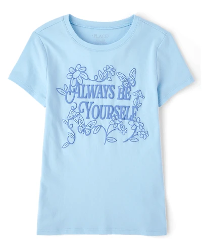 Girls Always Be Yourself Graphic Tee
