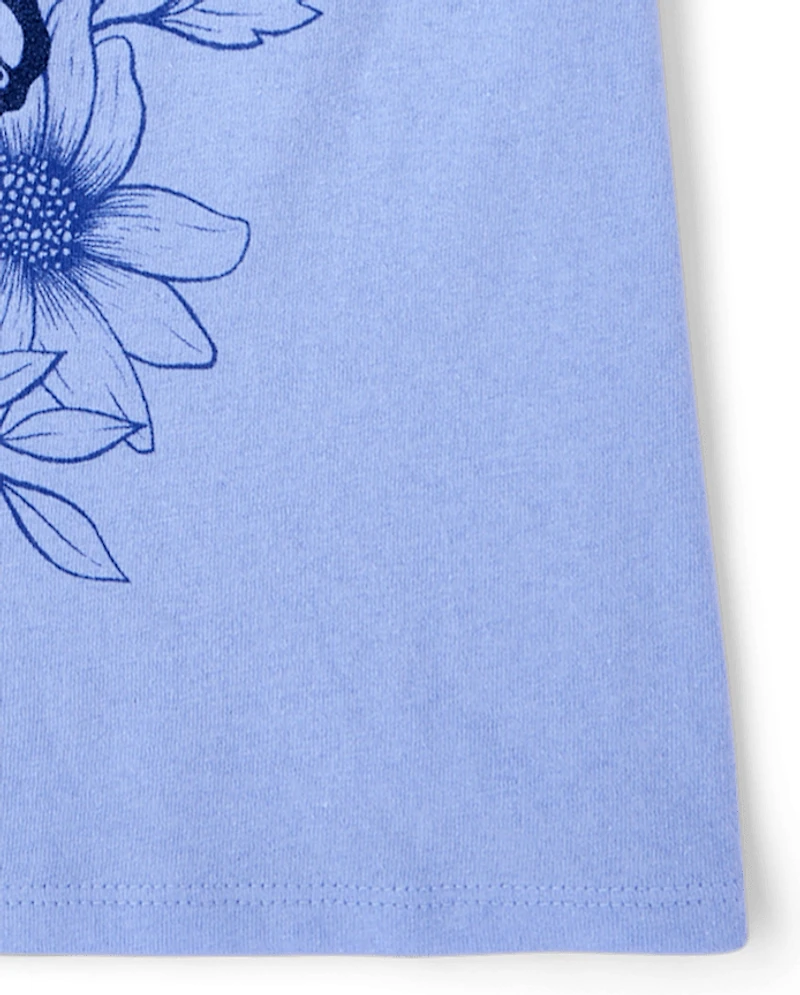 Girls Amour Butterfly Graphic Tee