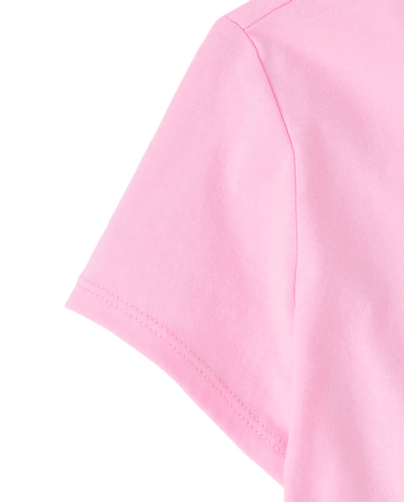 Girls Paris Cat Graphic Tee
