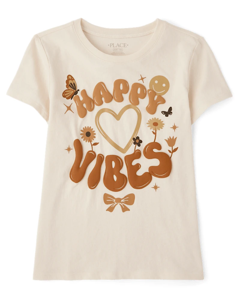 Girls It's A Vibe Graphic Tee