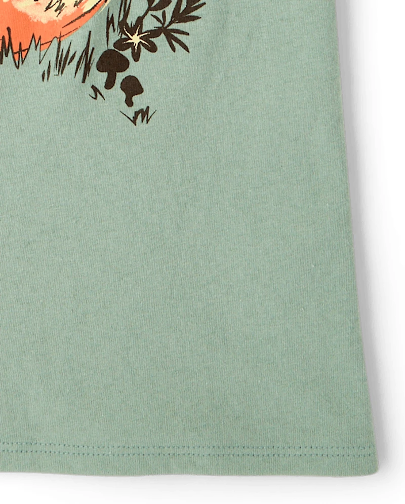 Girls Fox Graphic Tee