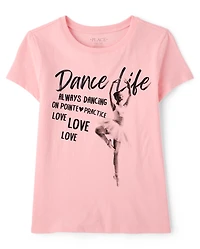 Girls Dance Life Graphic Tee