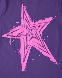 Girls Star Graphic Tee