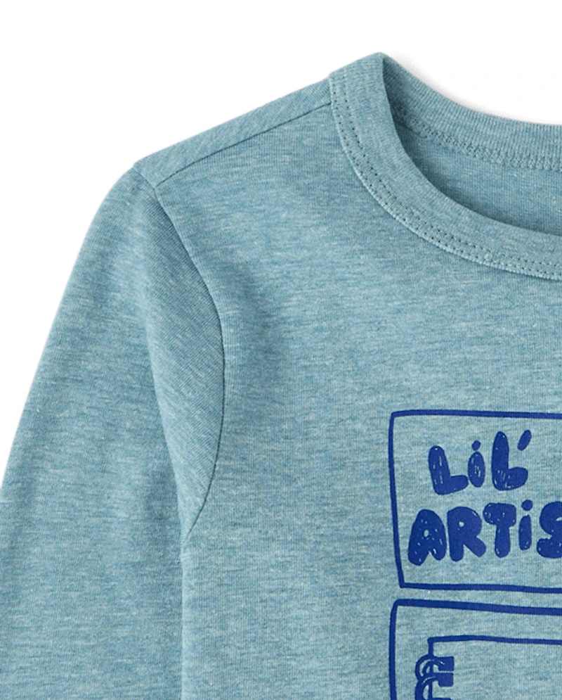 Baby And Toddler Boys Lil' Artist Graphic Tee