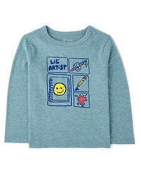 Baby And Toddler Boys Lil' Artist Graphic Tee