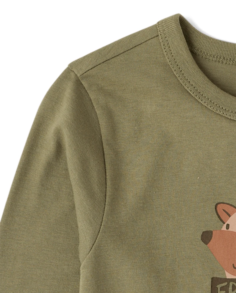 T-shirt graphique hérisson pour bébés et petits garçons