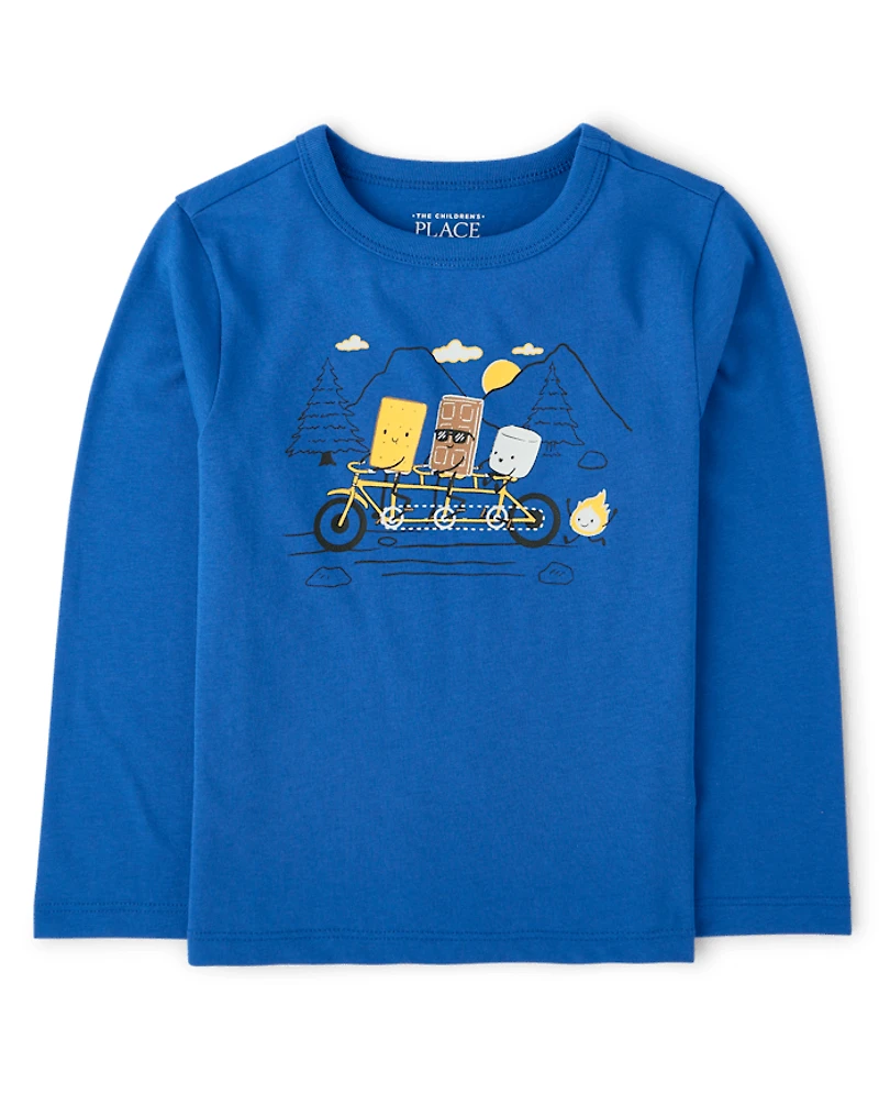 Baby And Toddler Boys S'mores Graphic Tee