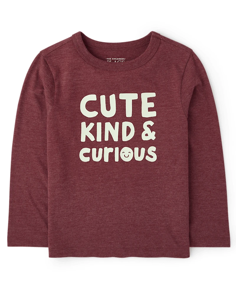 Baby And Toddler Boys Curious Graphic Tee