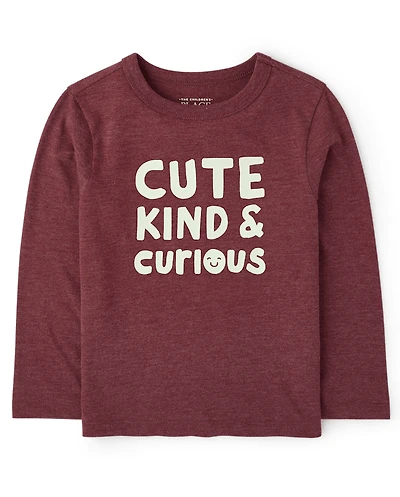 Baby And Toddler Boys Curious Graphic Tee