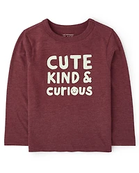 Baby And Toddler Boys Curious Graphic Tee