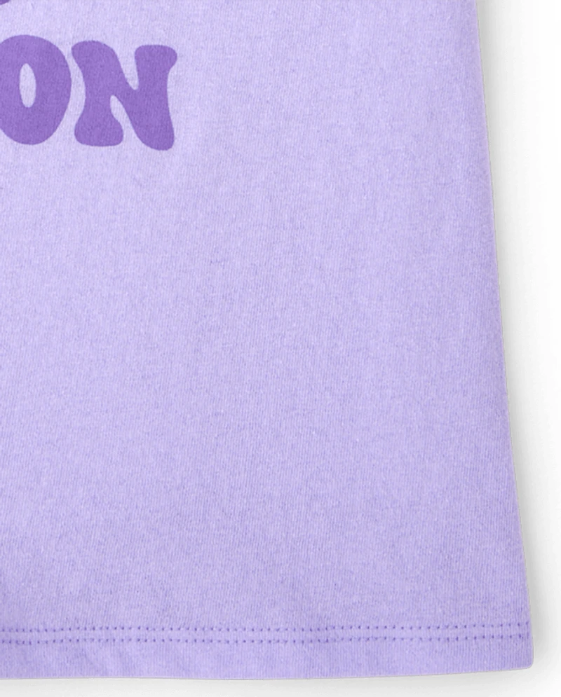 Girls Halloween Spooky Season Graphic Tee