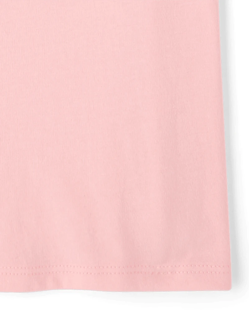 Girls Halloween Ghost Graphic Tee