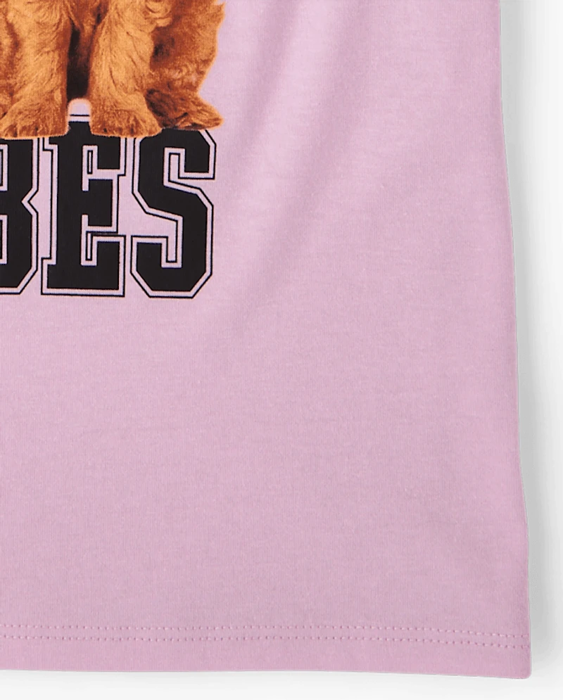 Girls Halloween Witchy Vibes Graphic Tee