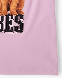 Girls Halloween Witchy Vibes Graphic Tee