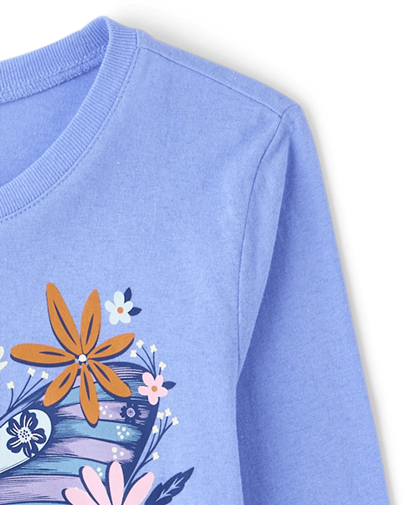 Girls Butterfly Graphic Tee