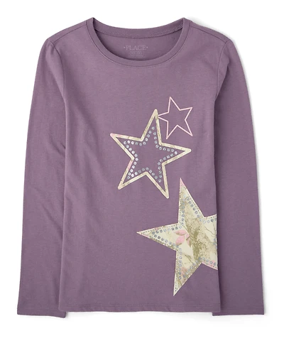 Girls Stars Graphic Tee