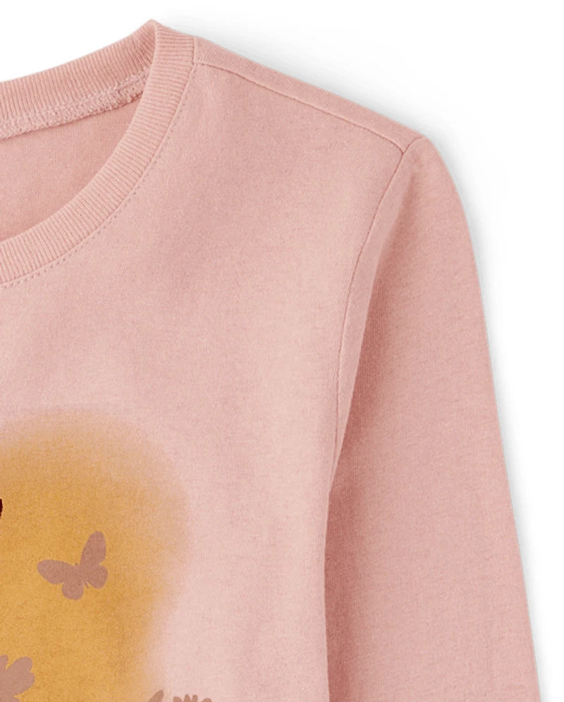 Girls Deer Graphic Tee