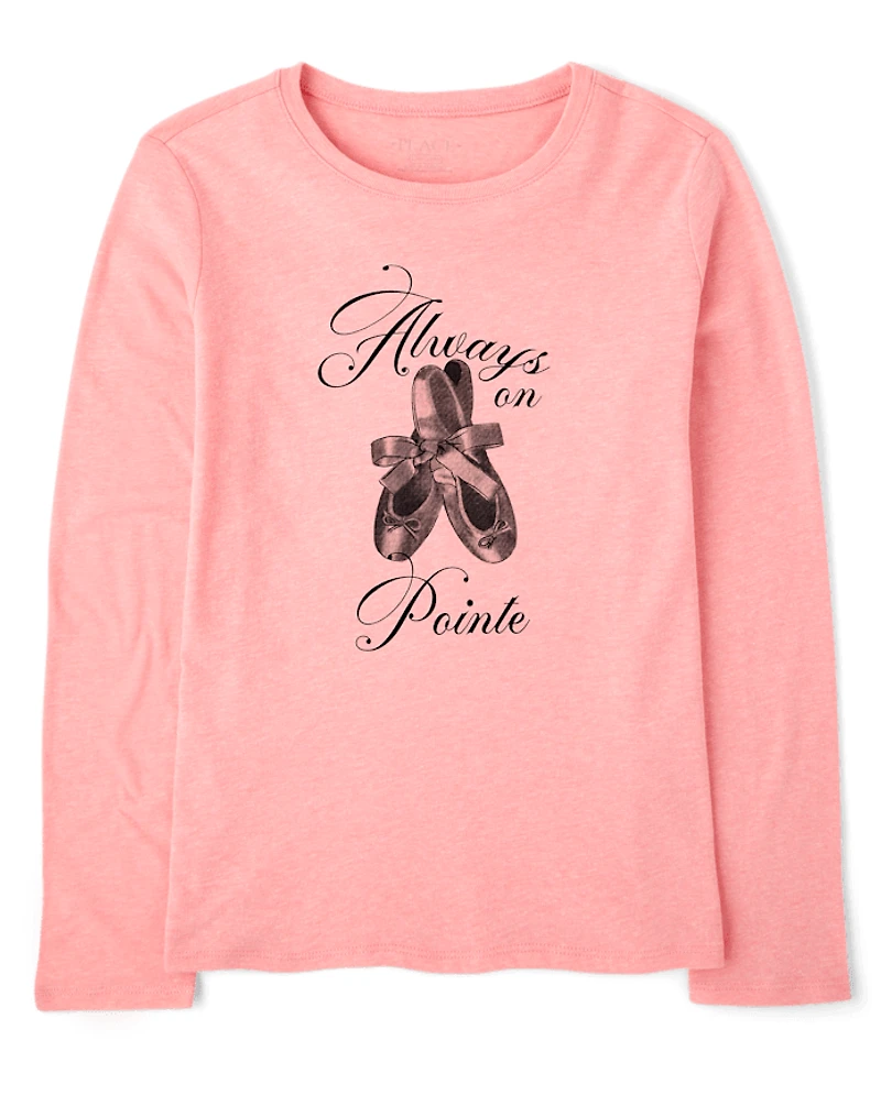 Girls Always On Pointe Graphic Tee