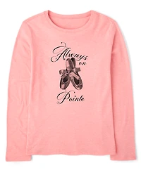 Girls Always On Pointe Graphic Tee