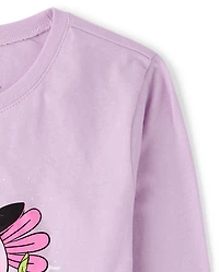 Girls Halloween Axolotl Graphic Tee