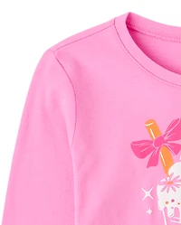 Girls Pumpkin Spice Drink Graphic Tee