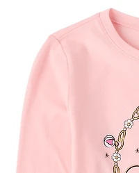 Girls Fall Vibes Graphic Tee