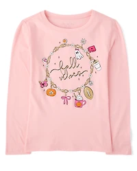 Girls Fall Vibes Graphic Tee