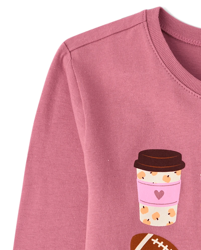 Girls Fall Icons Graphic Tee