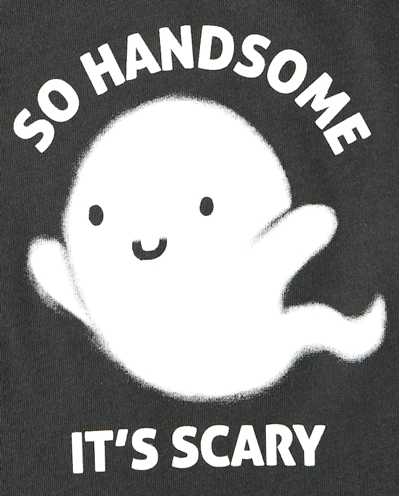 Baby And Toddler Boys Halloween Handsome Graphic Tee
