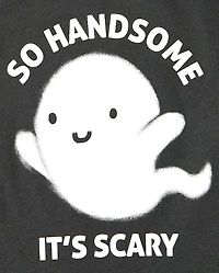 Baby And Toddler Boys Halloween Handsome Graphic Tee