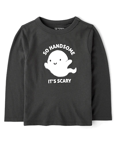 Baby And Toddler Boys Halloween Handsome Graphic Tee