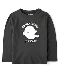 Baby And Toddler Boys Halloween Handsome Graphic Tee