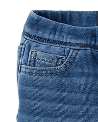 Toddler Girls French Terry Flare Sweatpant Jeans