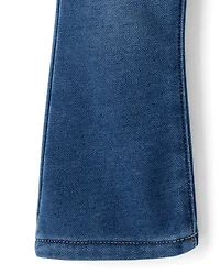Pantalon de survêtement évasé en molleton français pour petites filles