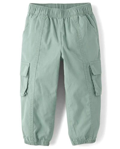 Baby And Toddler Girls Pull On Cargo Jogger Pants