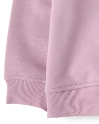 Sweat à capuche en polaire premium motif pour petites filles