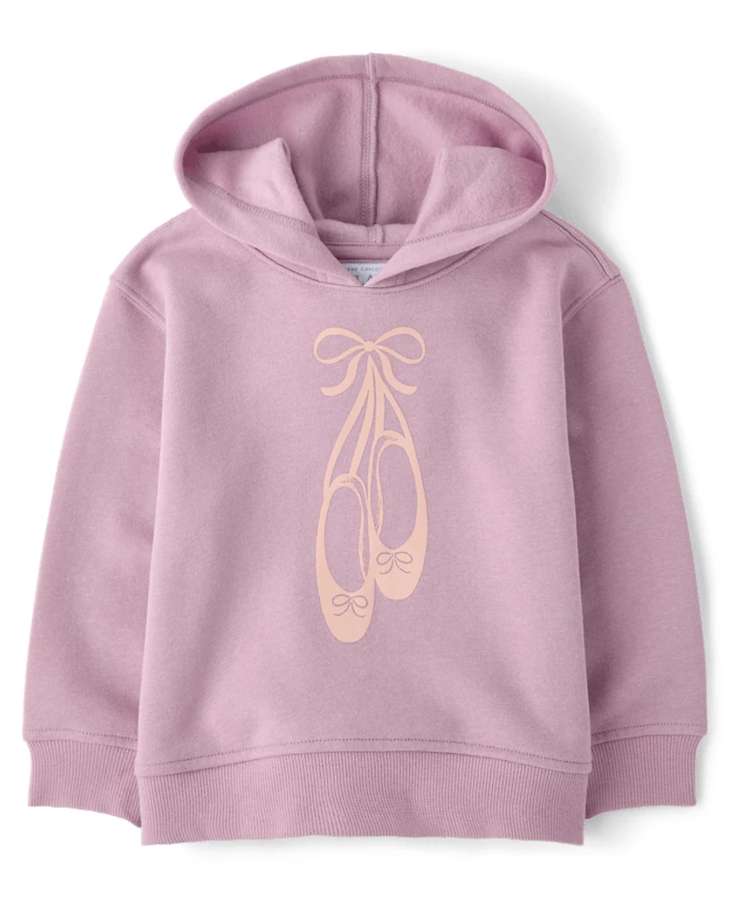 Toddler Girls Graphic Premium Fleece Hoodie