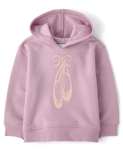 Toddler Girls Graphic Premium Fleece Hoodie